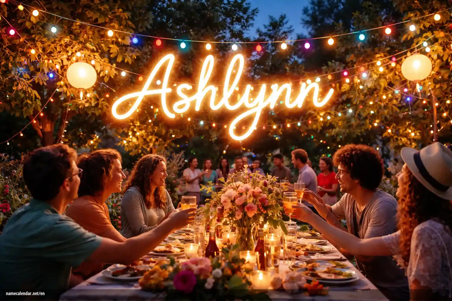 Celebration of name day and name - Ashlynn