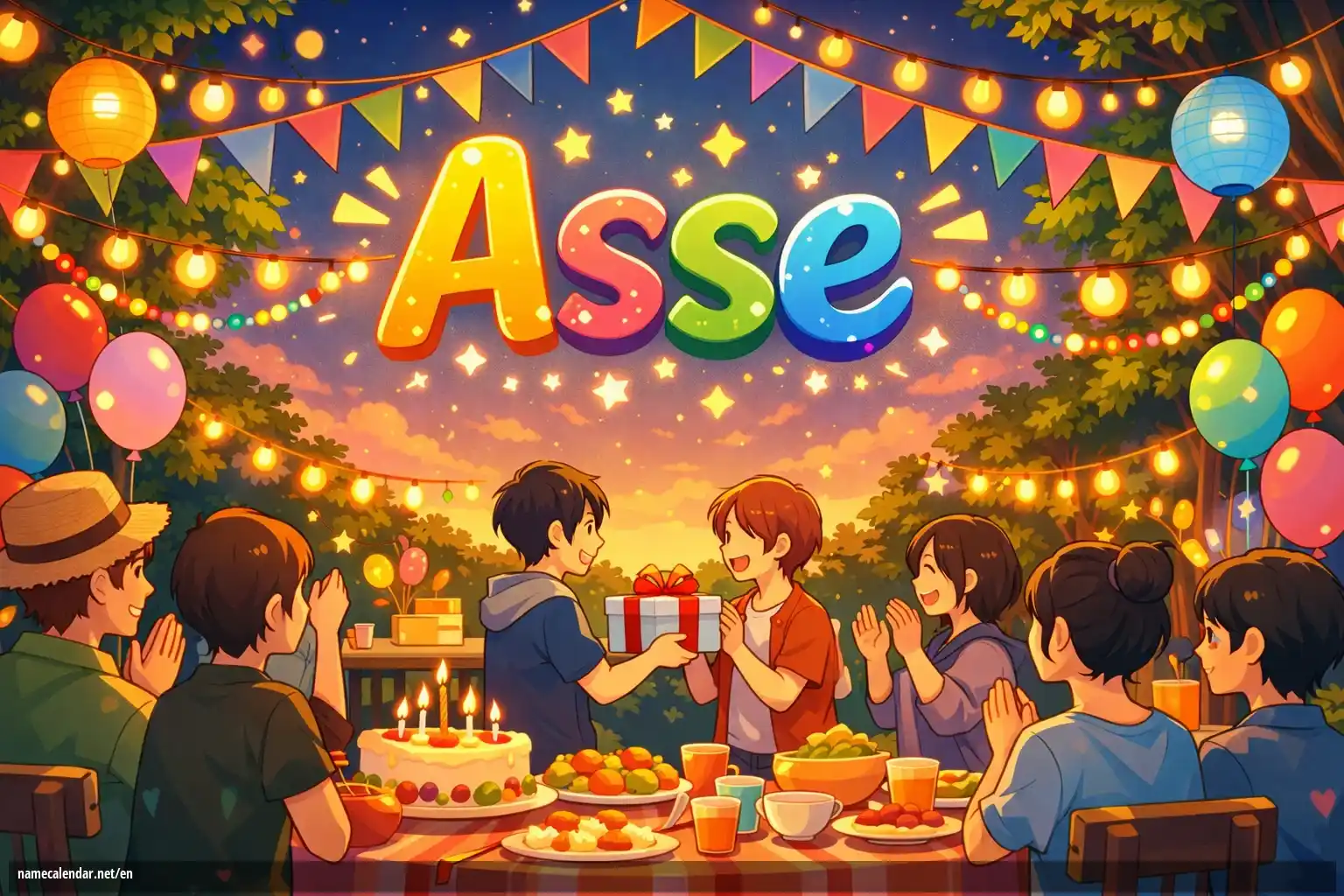 Celebration of name day and name - Asse