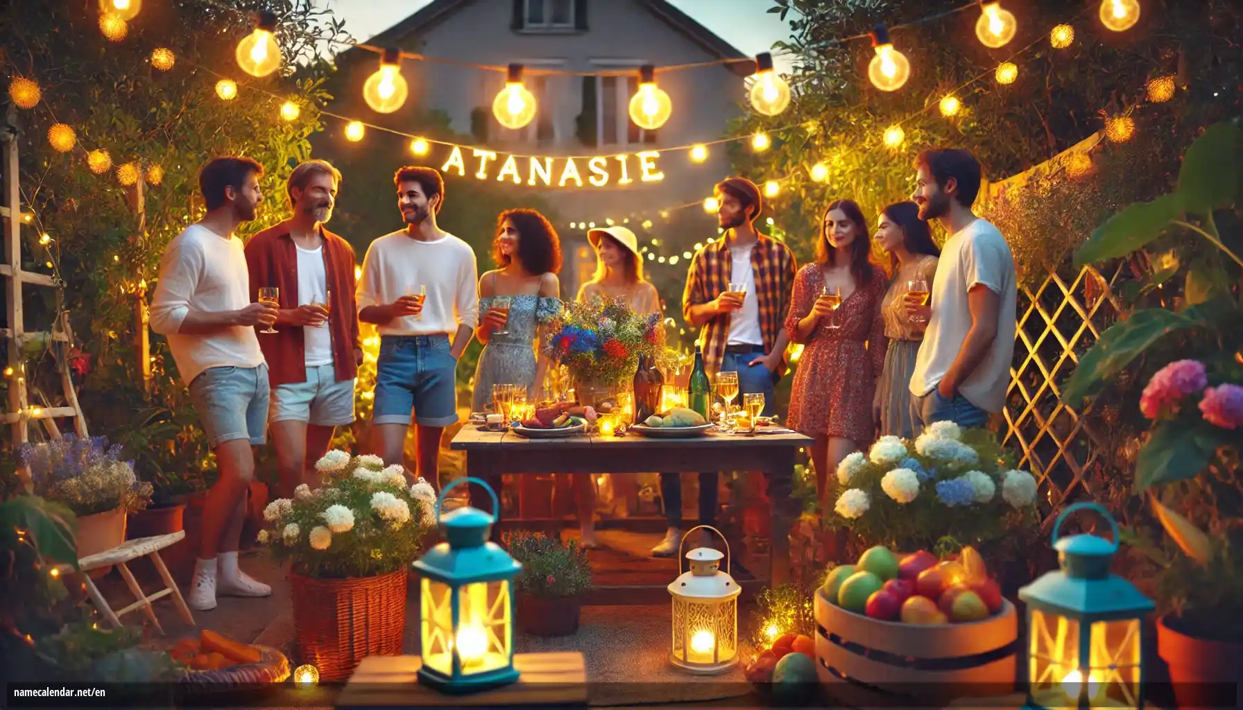 Celebration of name day and name - Atanasie