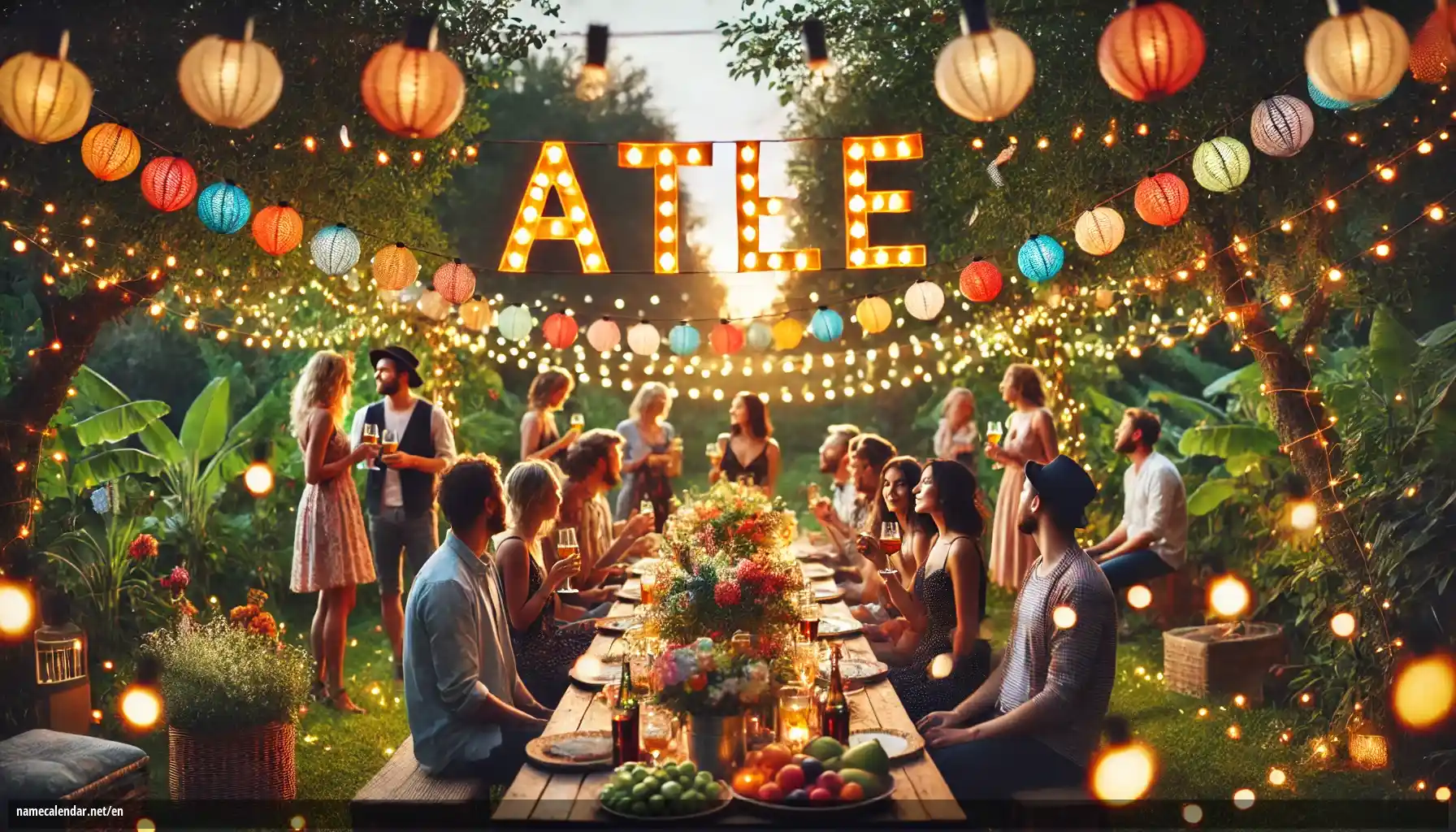 Celebration of name day and name - Atle