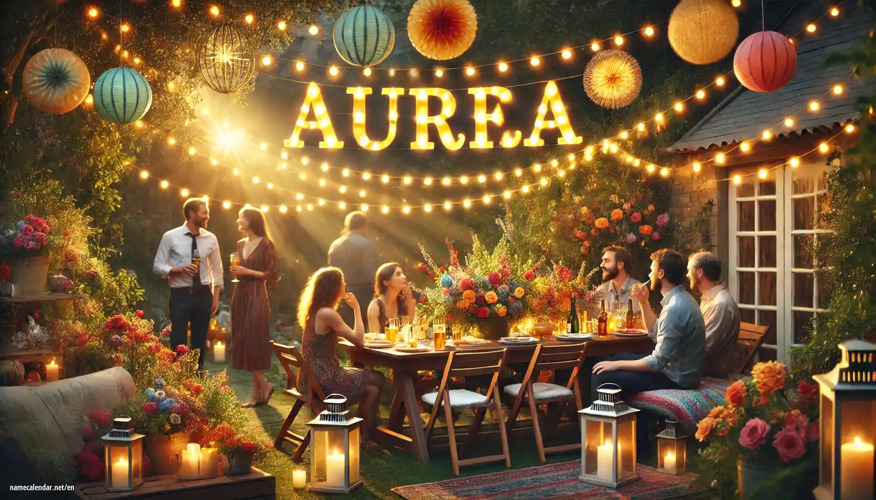 Celebration of name day and name - Aurea