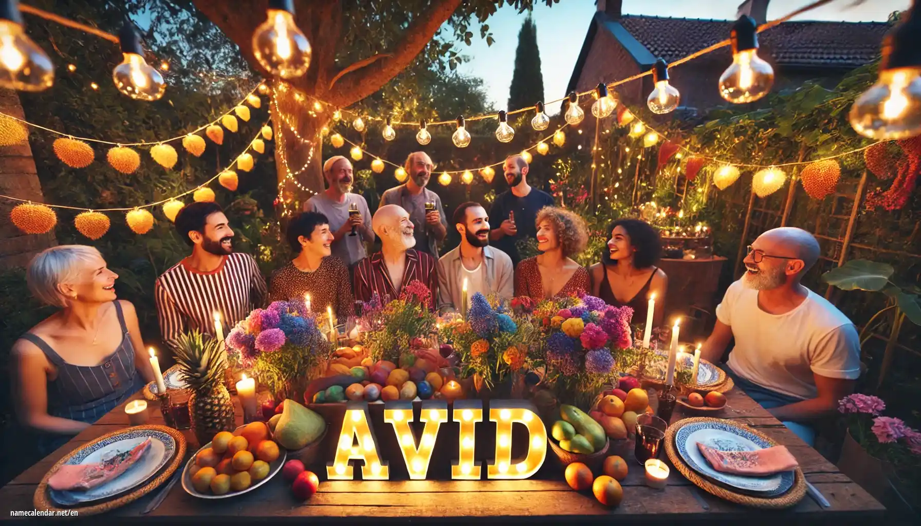 Celebration of name day and name - Avid