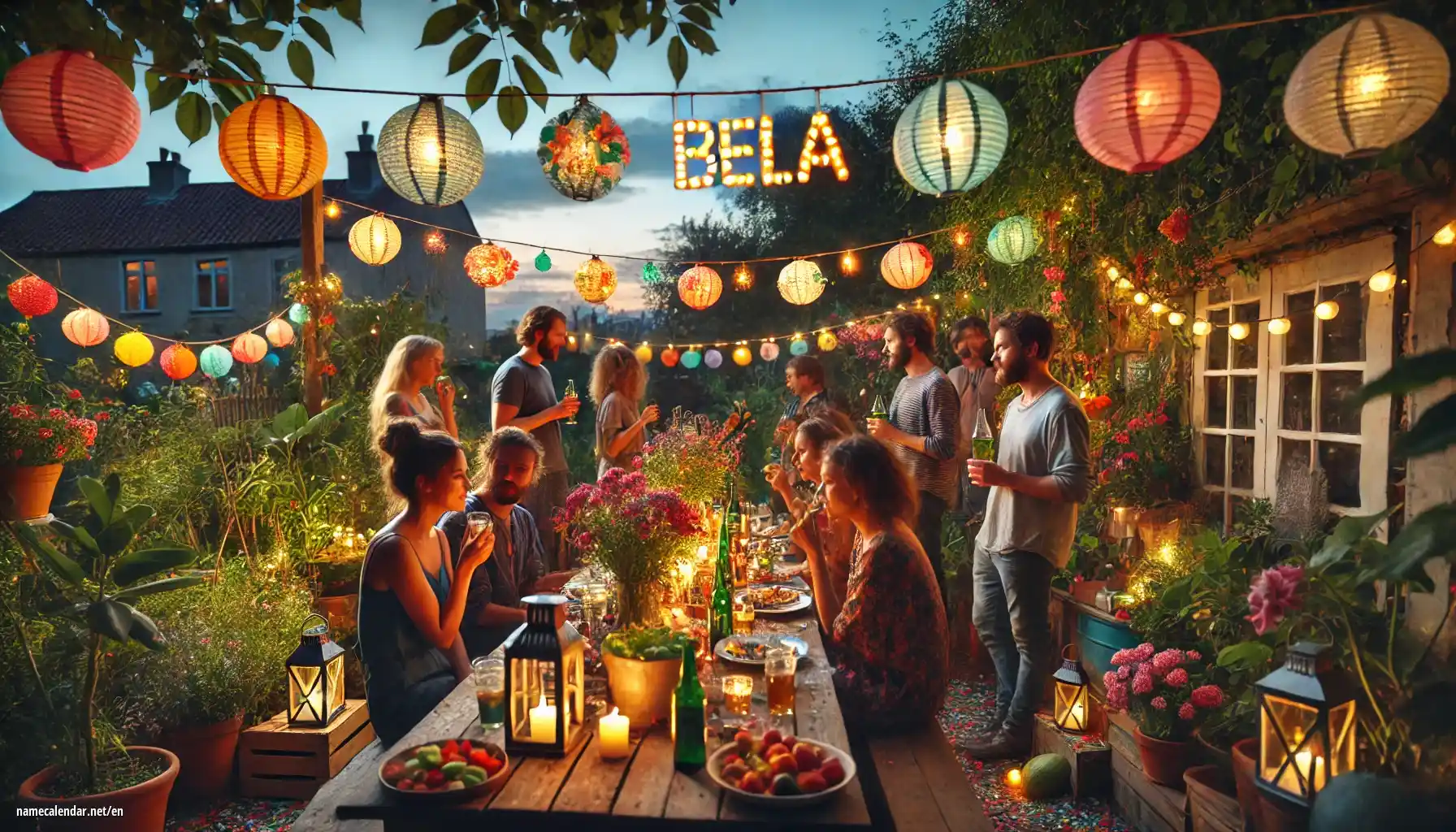 Celebration of name day and name - Béla