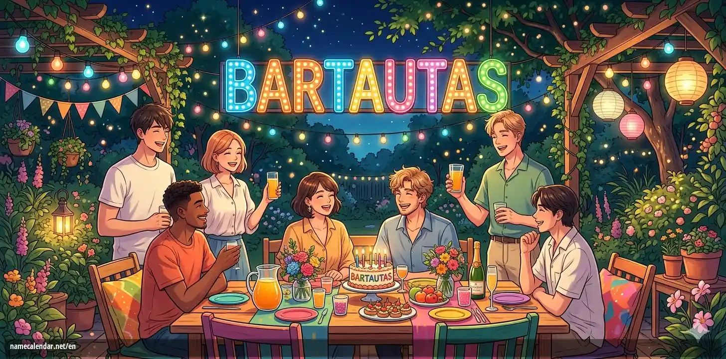 Celebration of name day and name - Bartautas