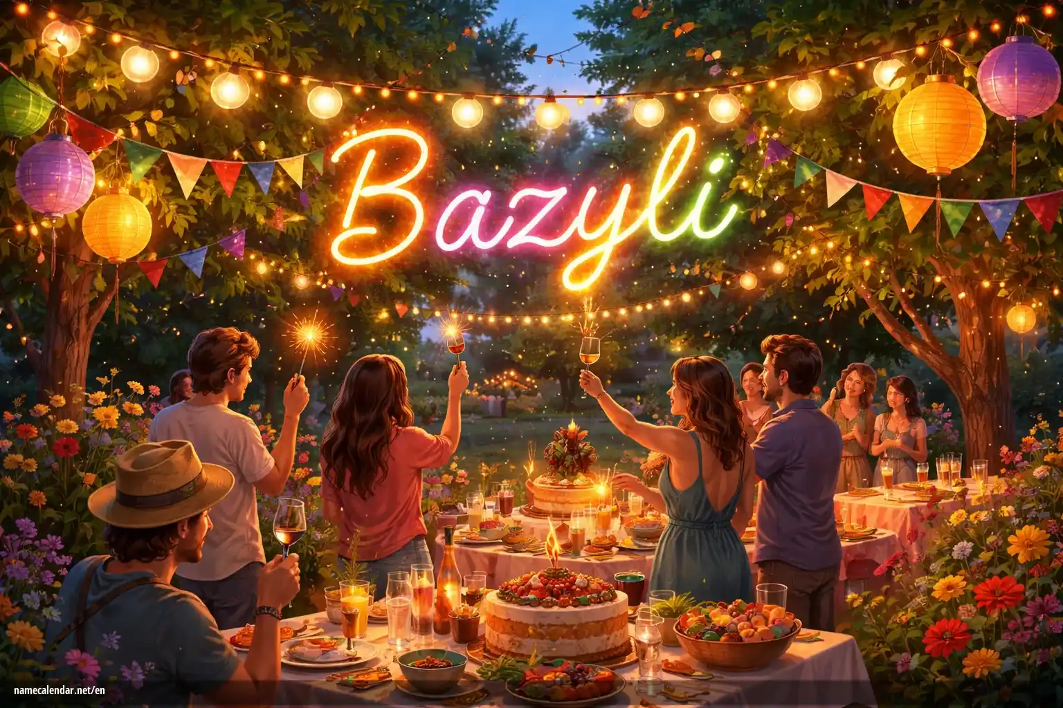 Celebration of name day and name - Bazyli