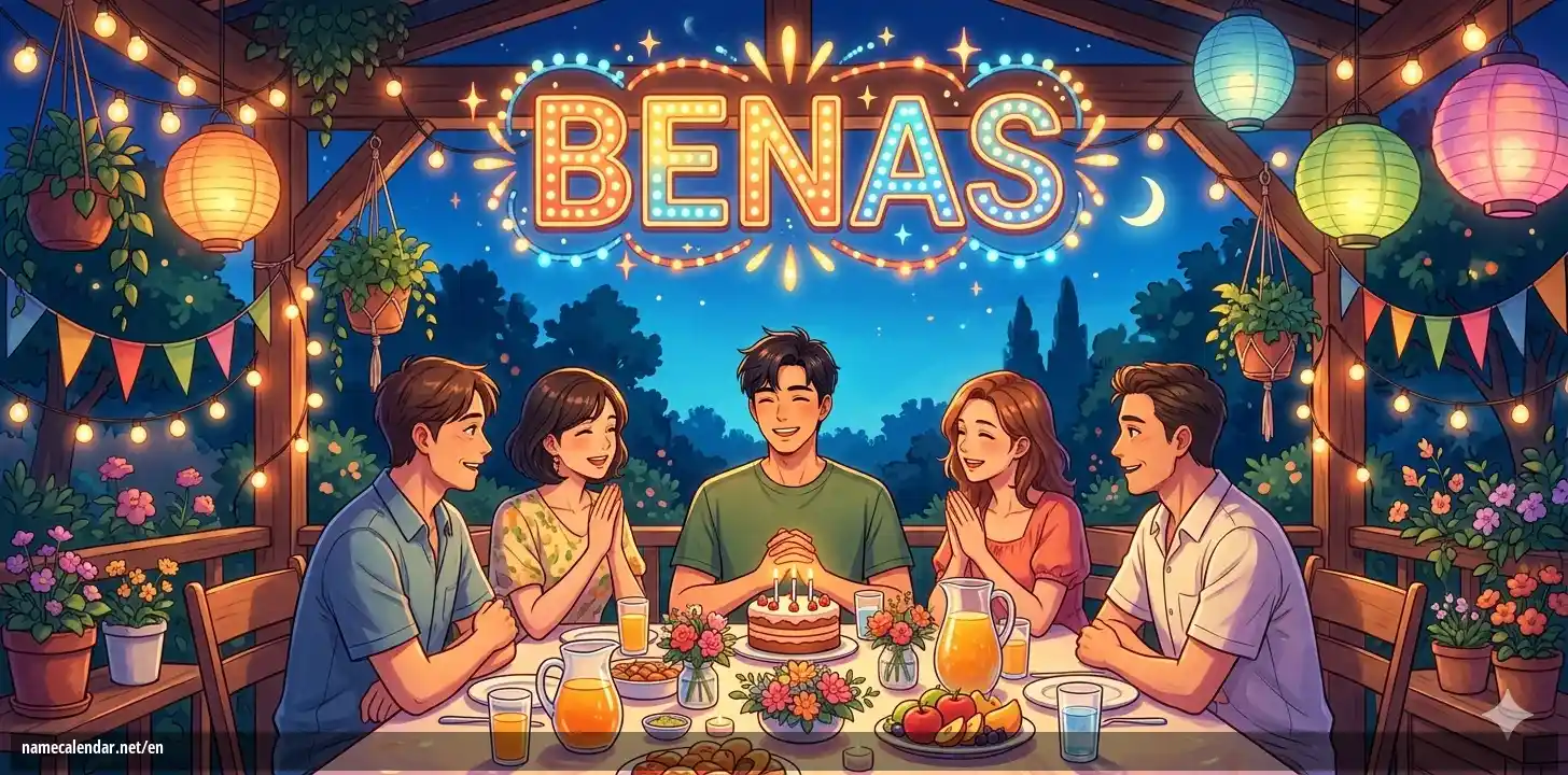 Celebration of name day and name - Benas