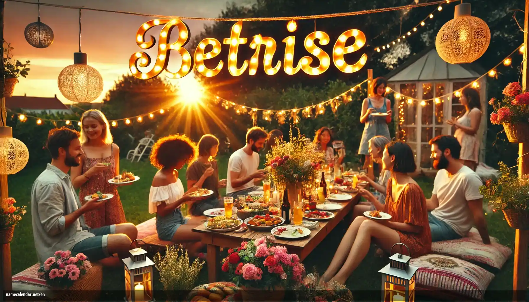 Celebration of name day and name - Betrise