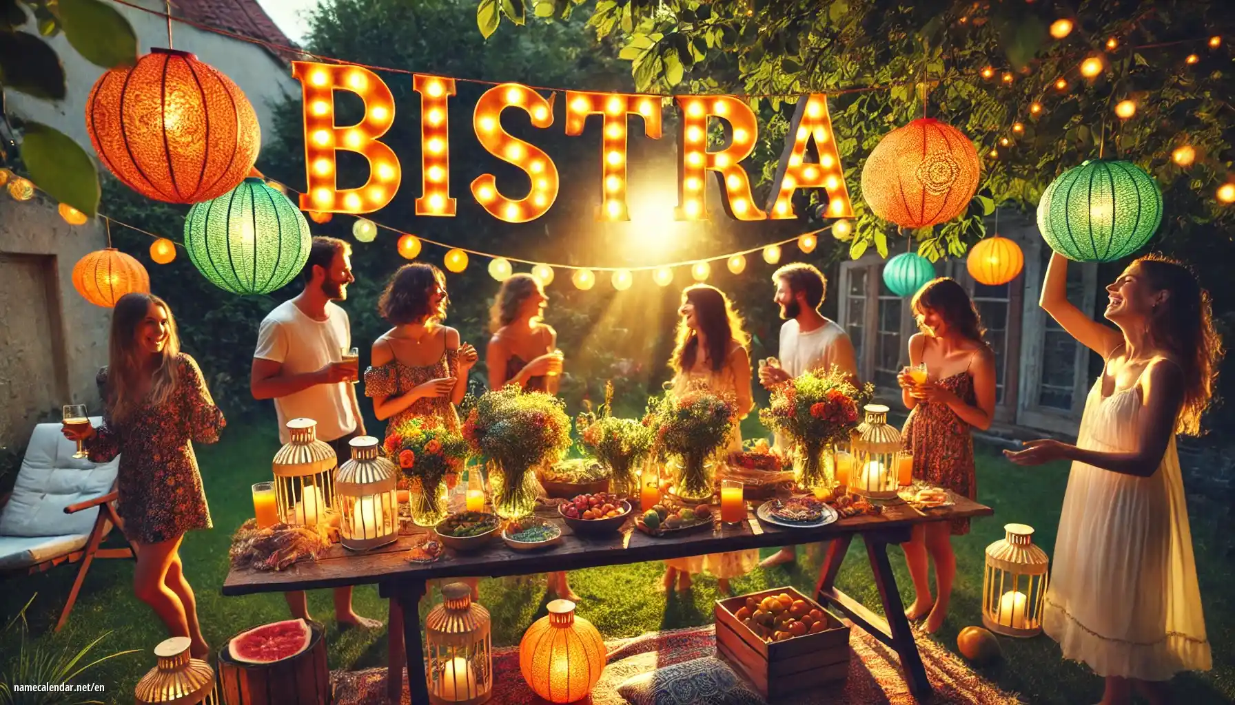 Celebration of name day and name - Bistra