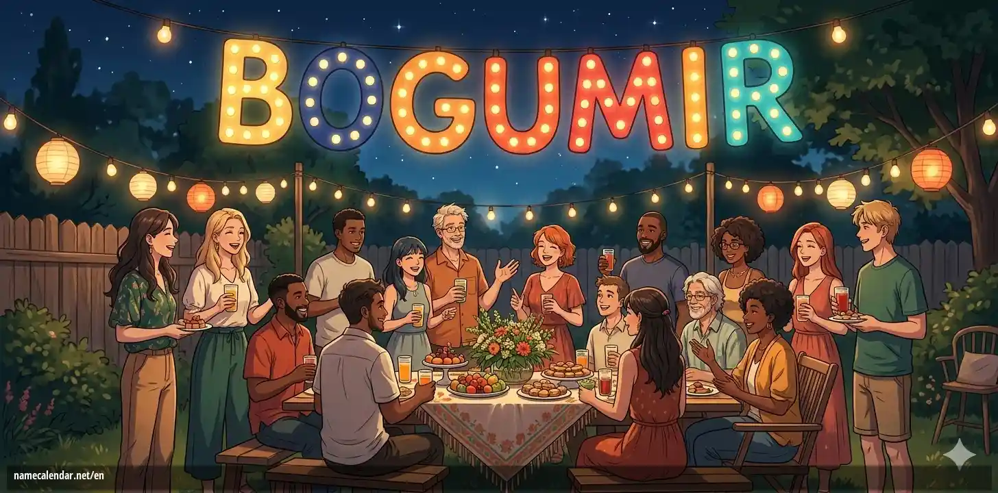 Celebration of name day and name - Bogumir