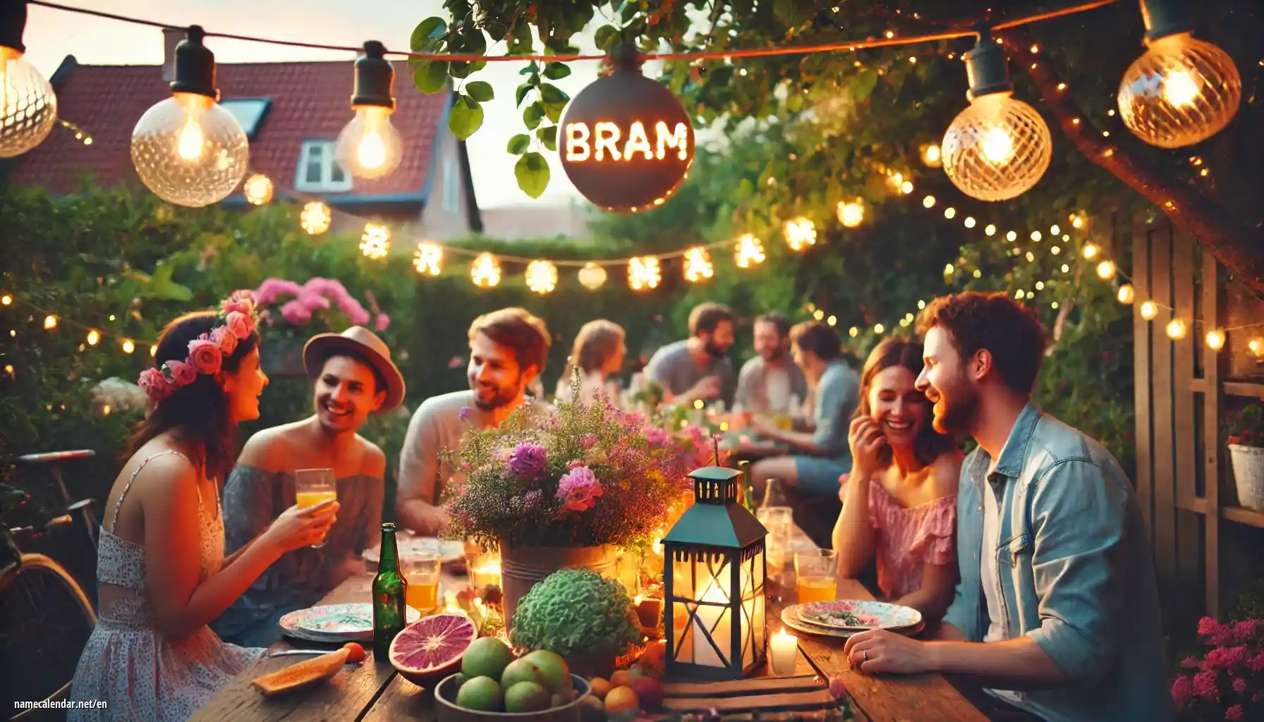 Celebration of name day and name - Bram