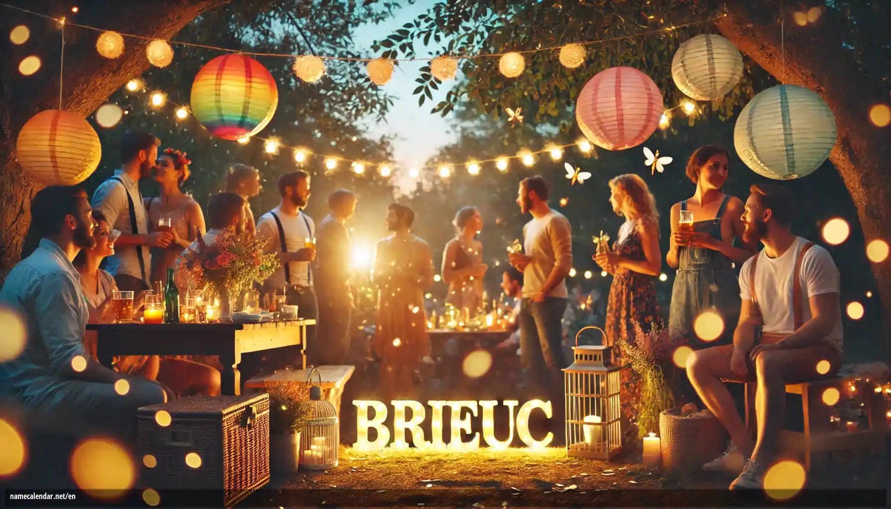 Celebration of name day and name - Brieuc