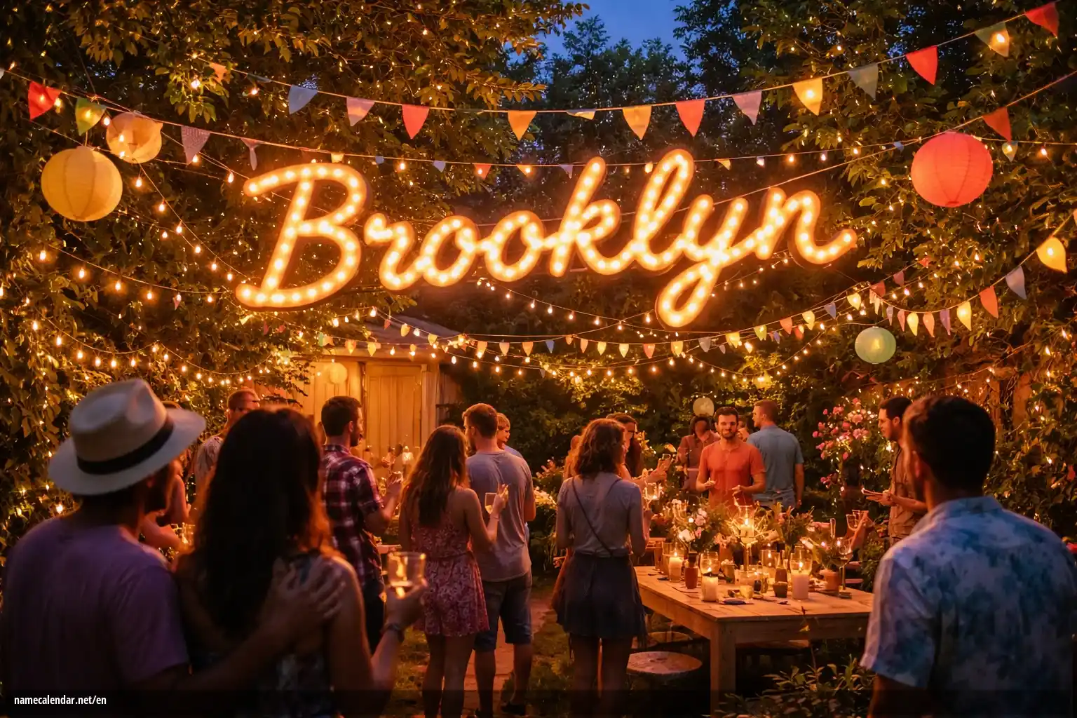 Celebration of name day and name - Brooklyn