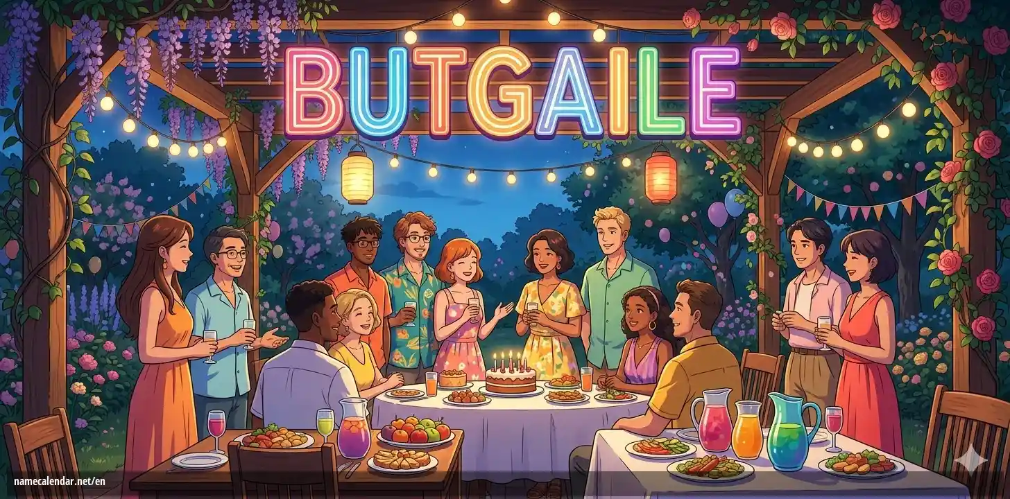 Celebration of name day and name - Butgaile