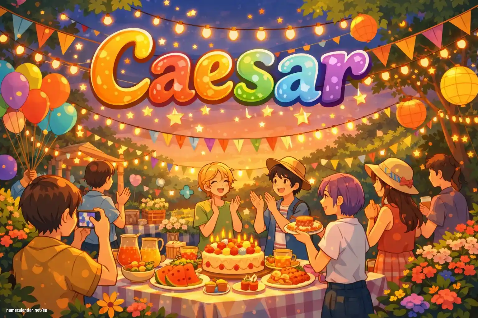 Celebration of name day and name - Caesar