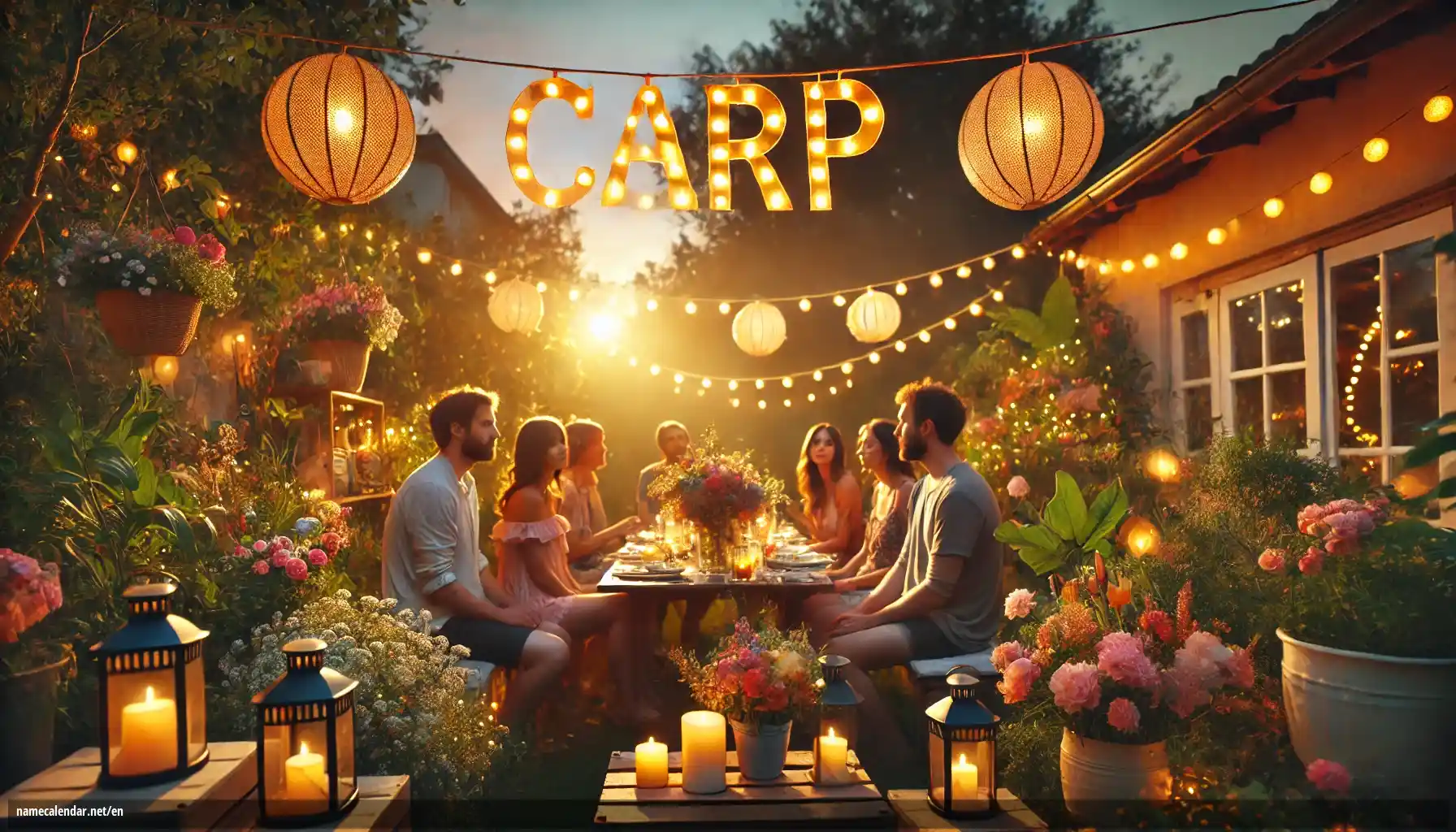 Celebration of name day and name - Carp