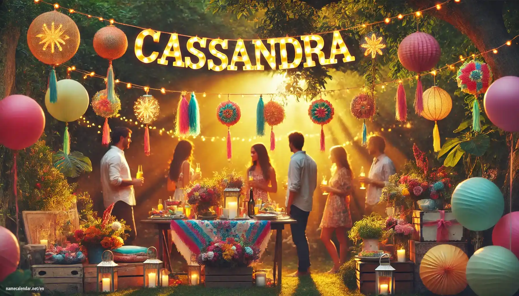 Celebration of name day and name - Cassandra