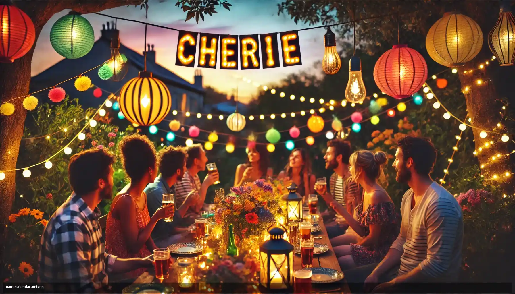 Celebration of name day and name - Cherie