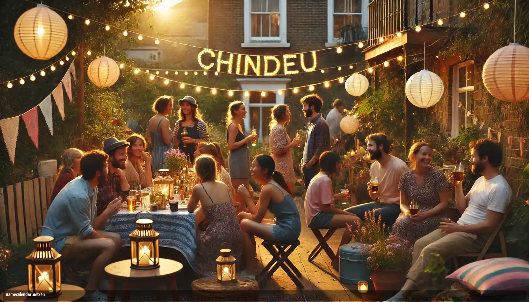 Celebration of name day and name - Chindeu