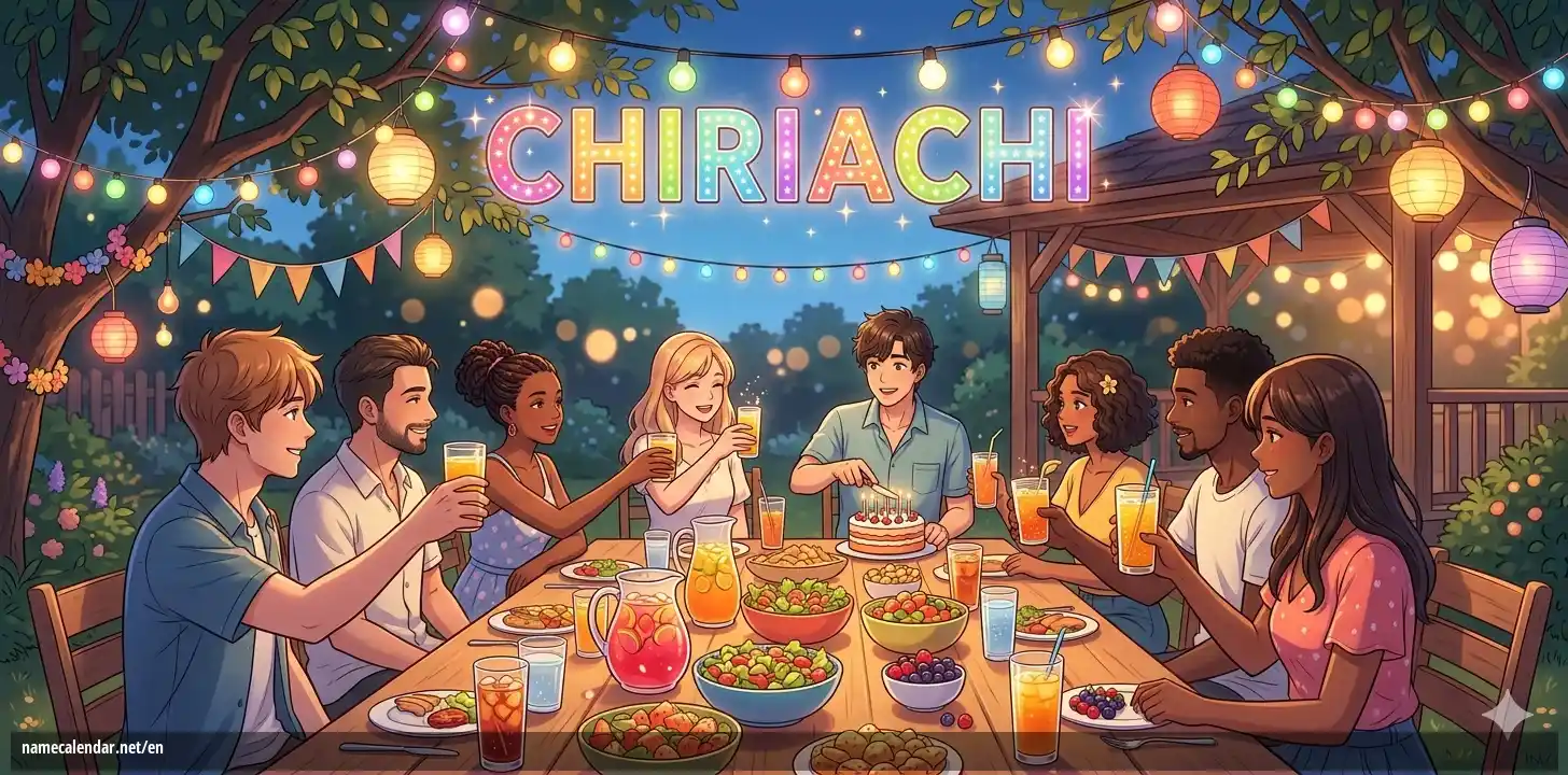 Celebration of name day and name - Chiriachi