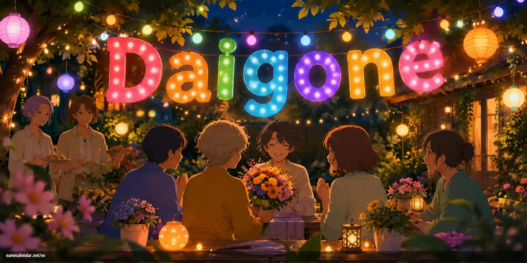 Celebration of name day and name - Daigone