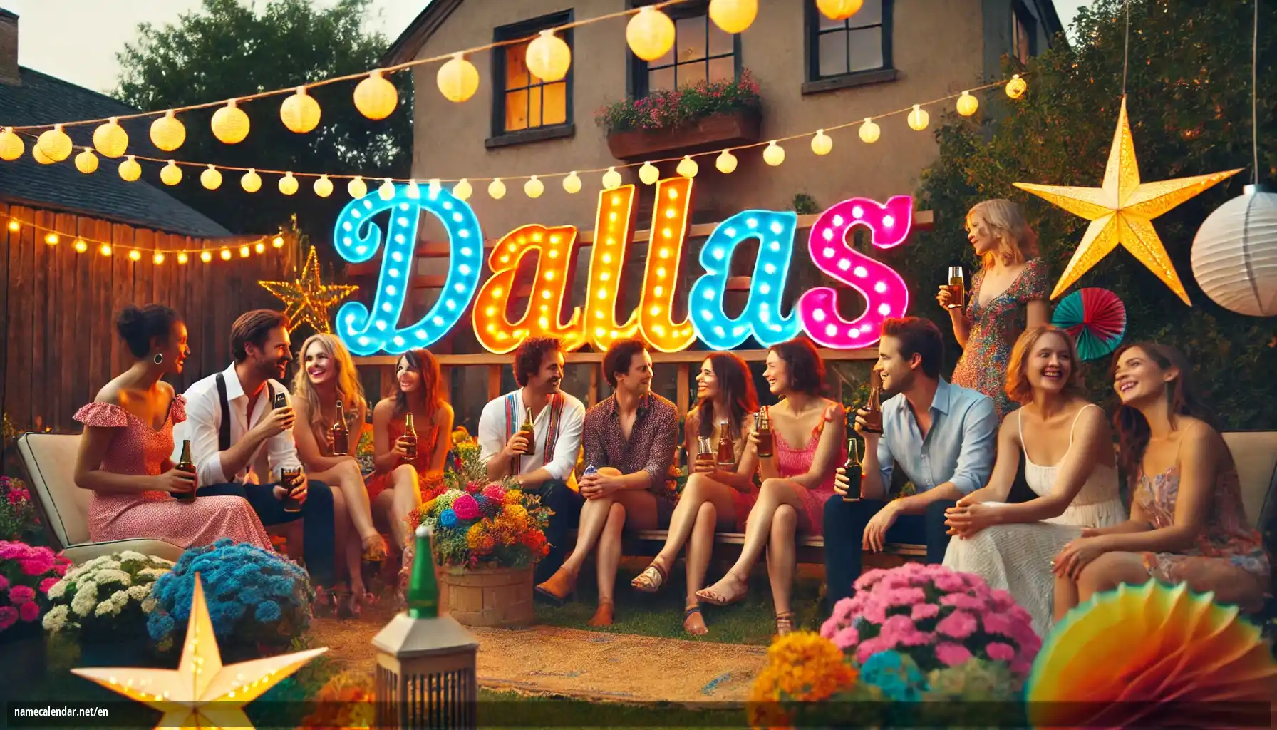 Celebration of name day and name - Dallas