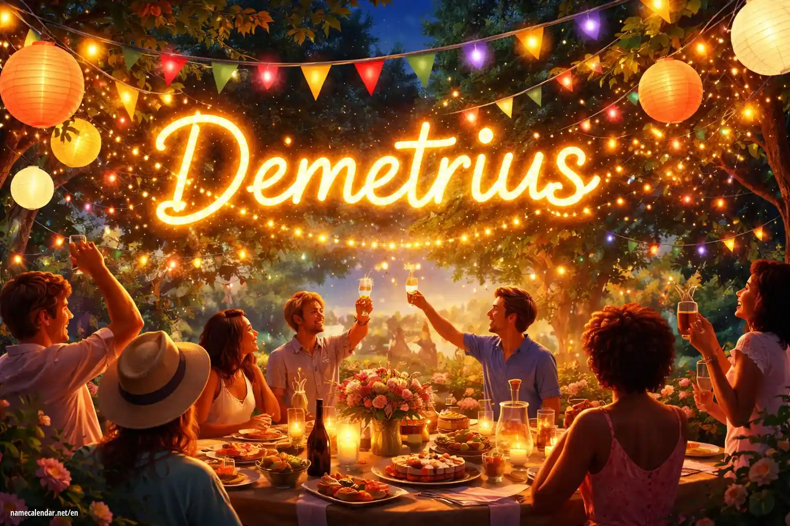 Celebration of name day and name - Demetrius