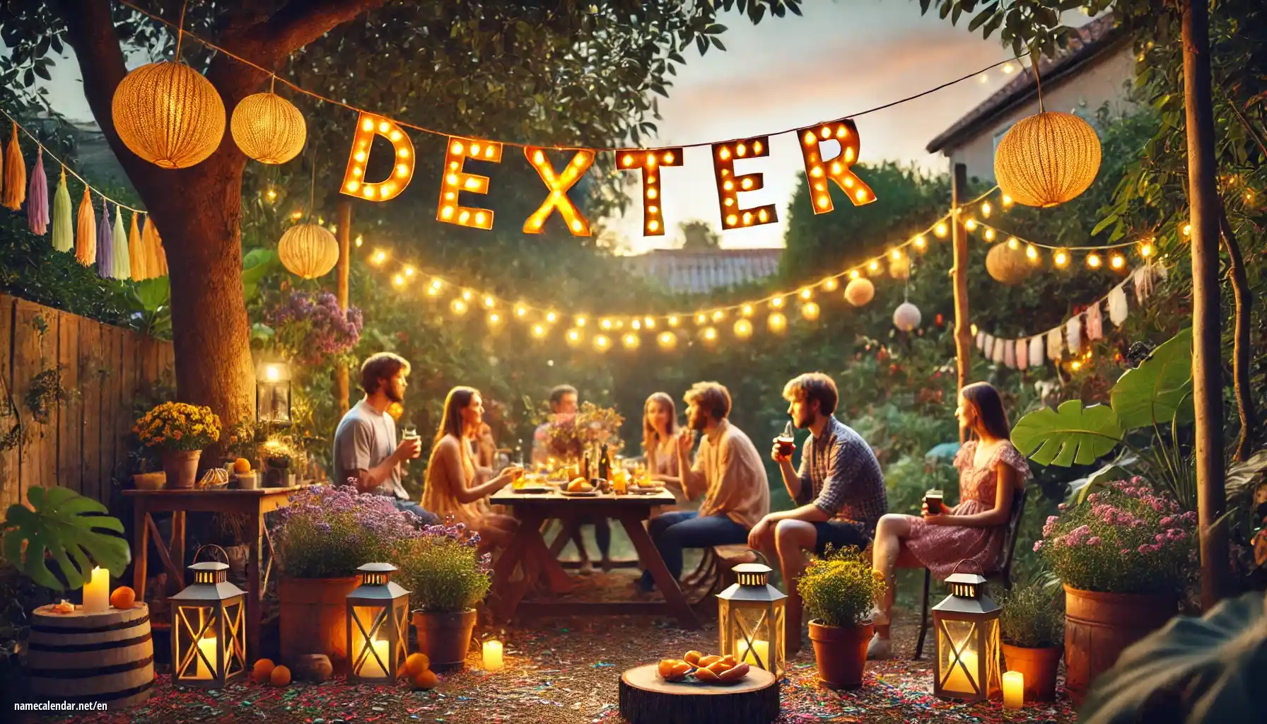Celebration of name day and name - Dexter