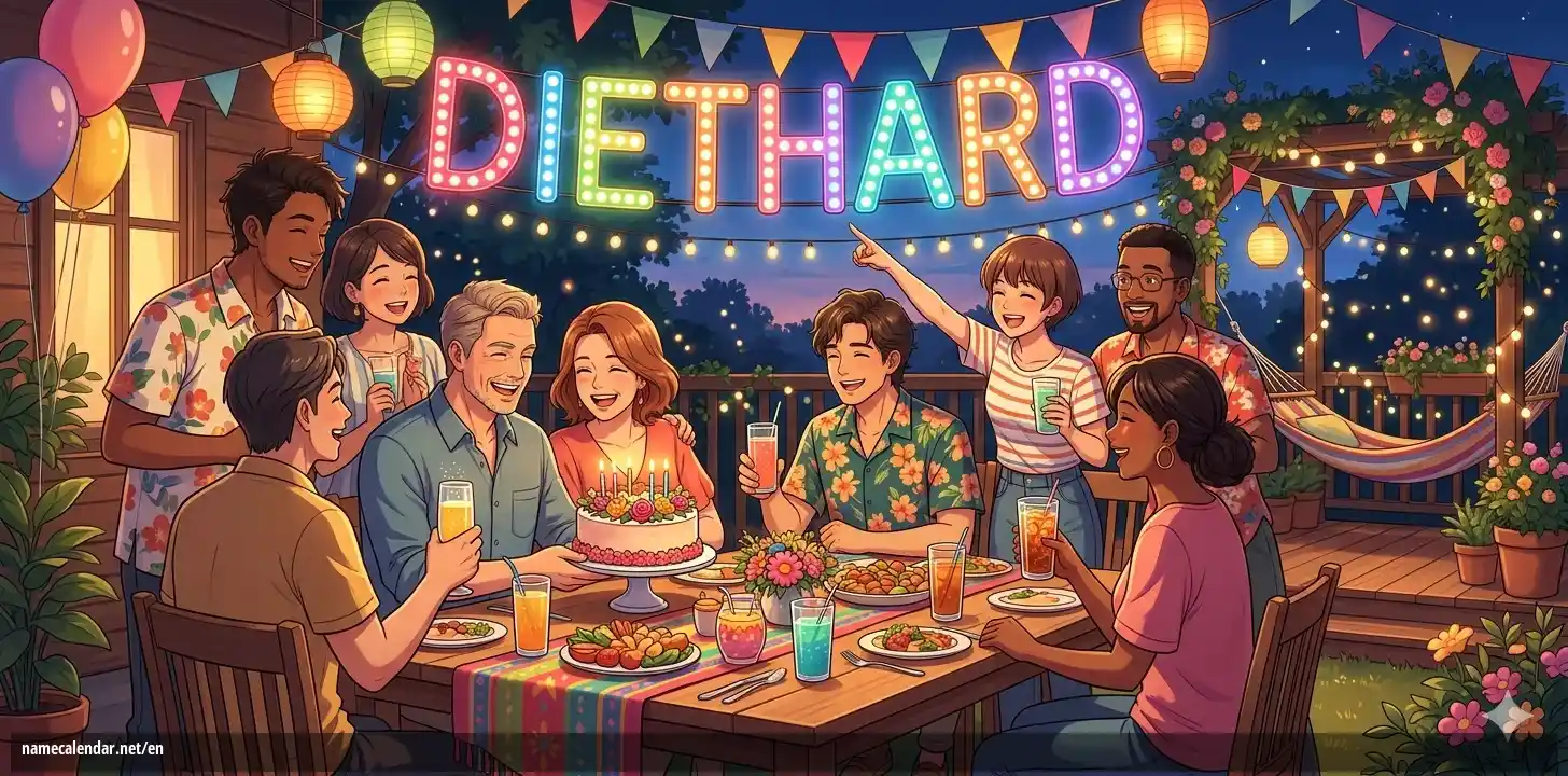 Celebration of name day and name - Diethard