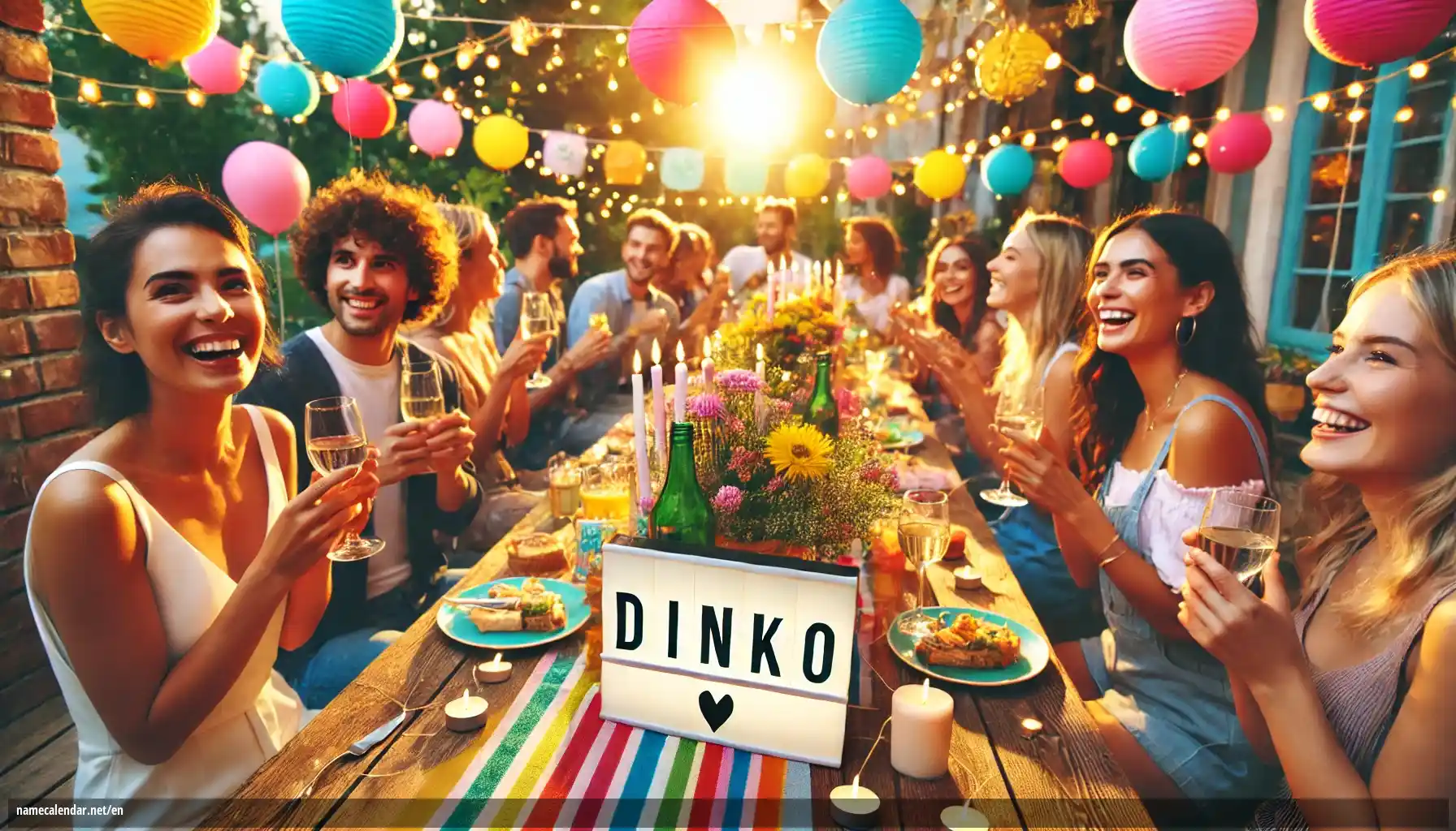 Celebration of name day and name - Dinko
