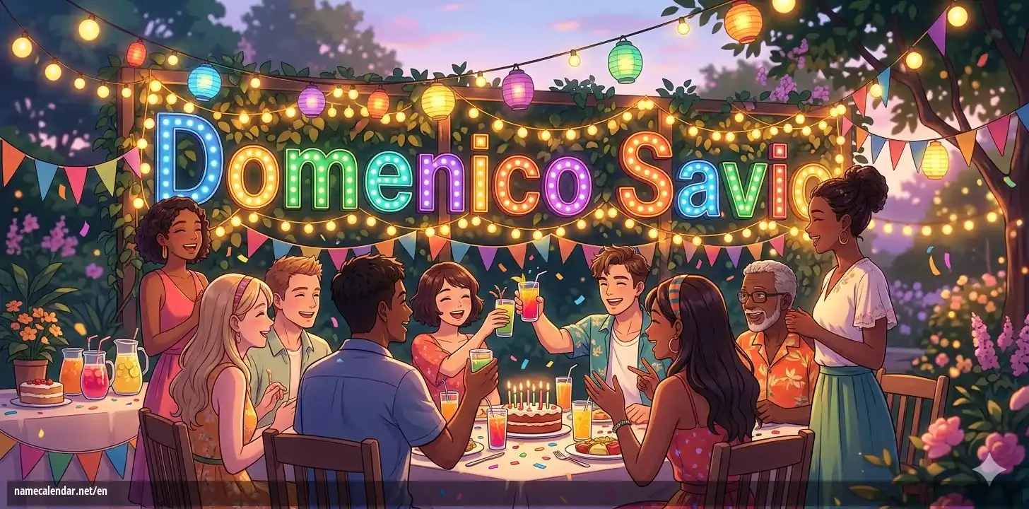 Celebration of name day and name - Domenico Savio