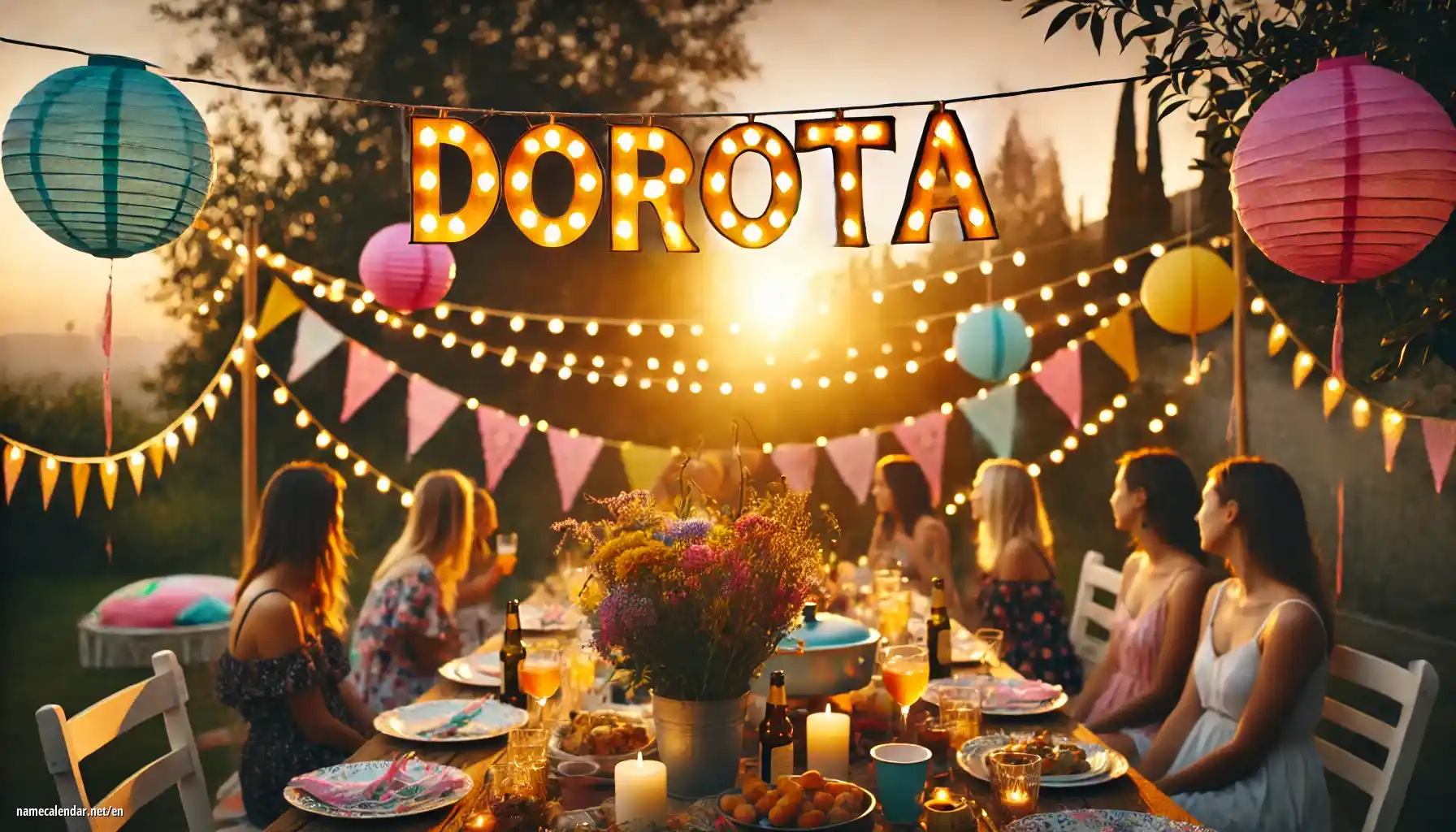 Celebration of name day and name - Dorota