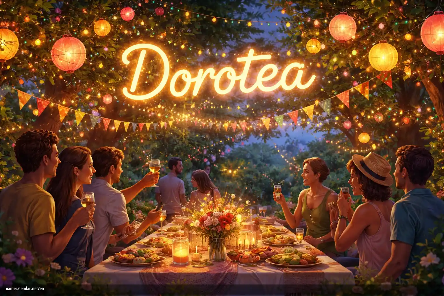 Celebration of name day and name - Dorotea