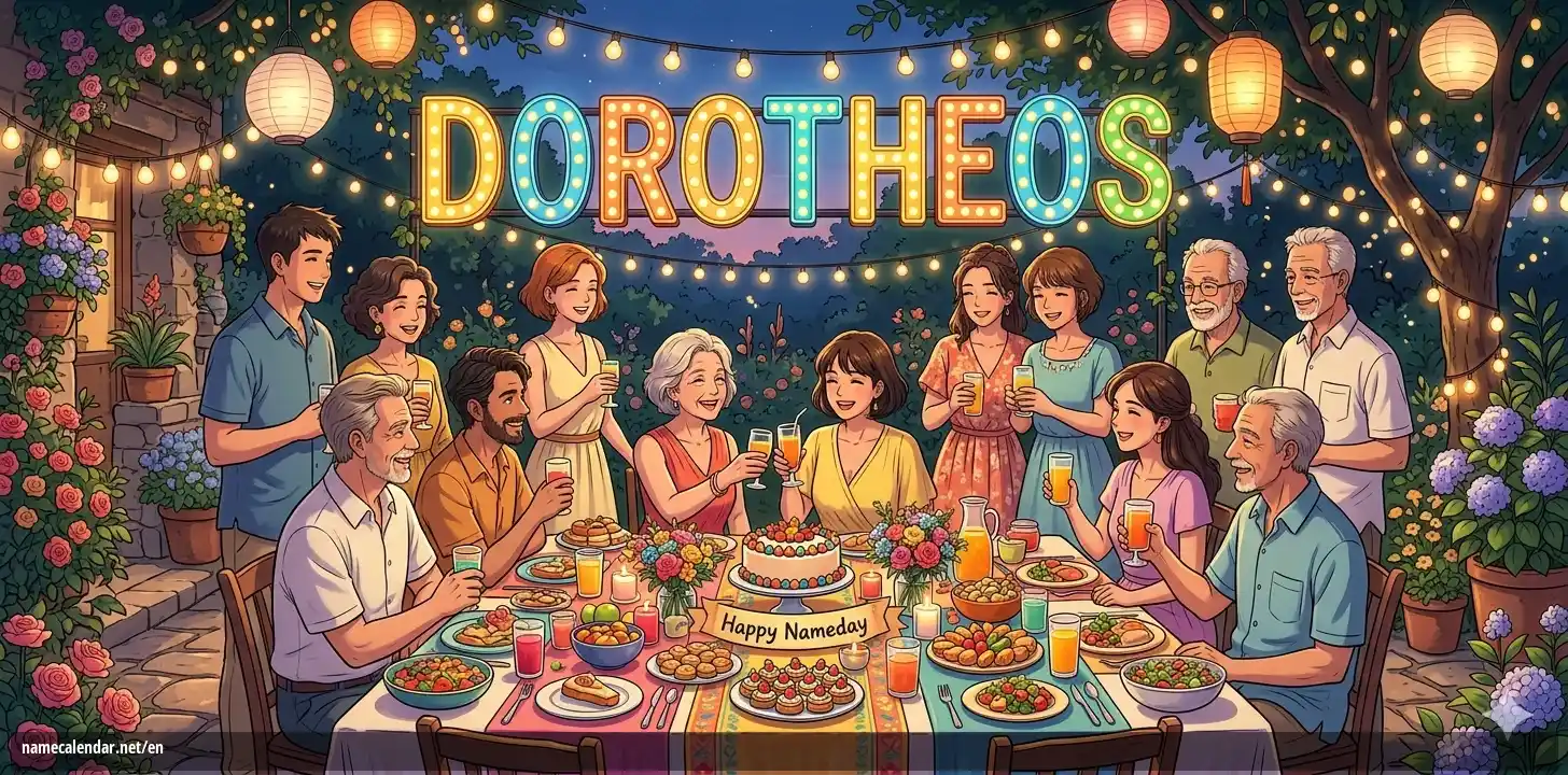 Celebration of name day and name - Dorotheos