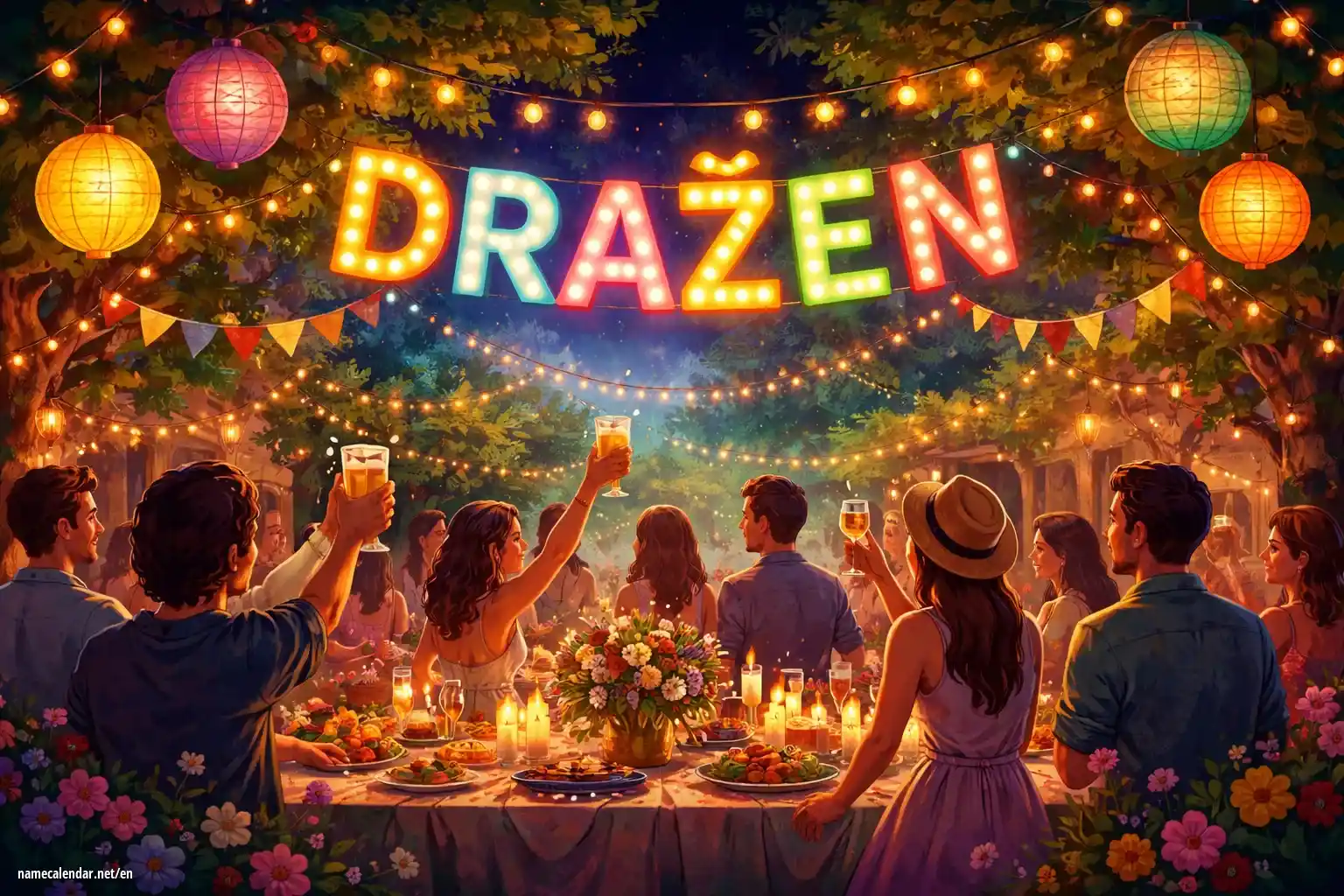 Celebration of name day and name - Dražen