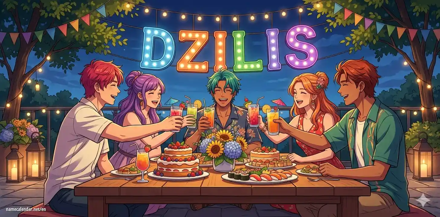 Celebration of name day and name - Dzilis