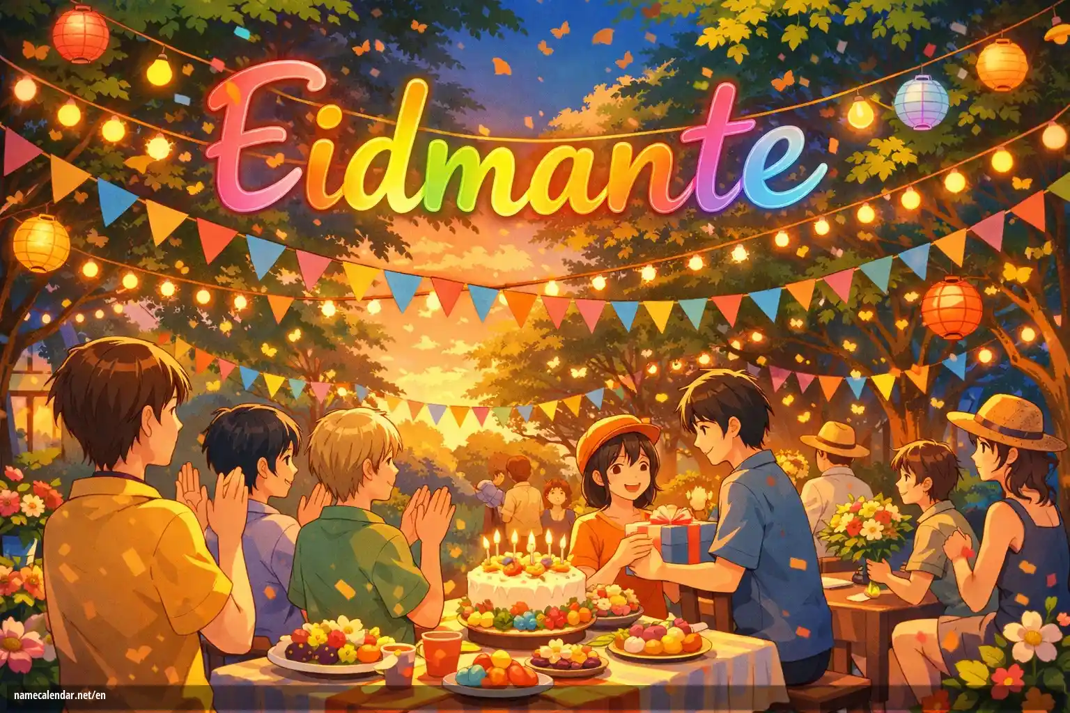 Celebration of name day and name - Eidmante