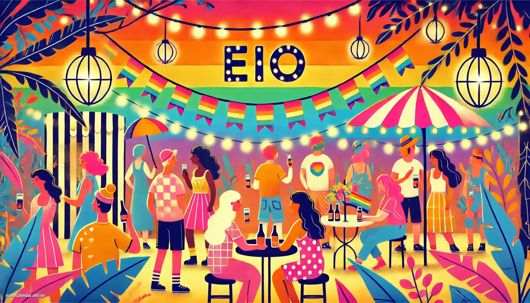 Celebration of name day and name - Eio