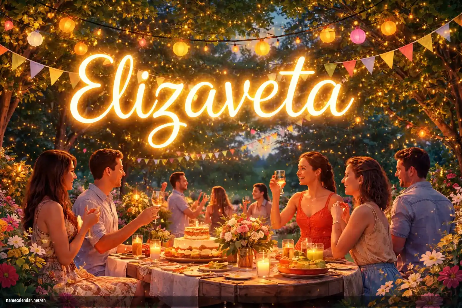 Celebration of name day and name - Elizaveta