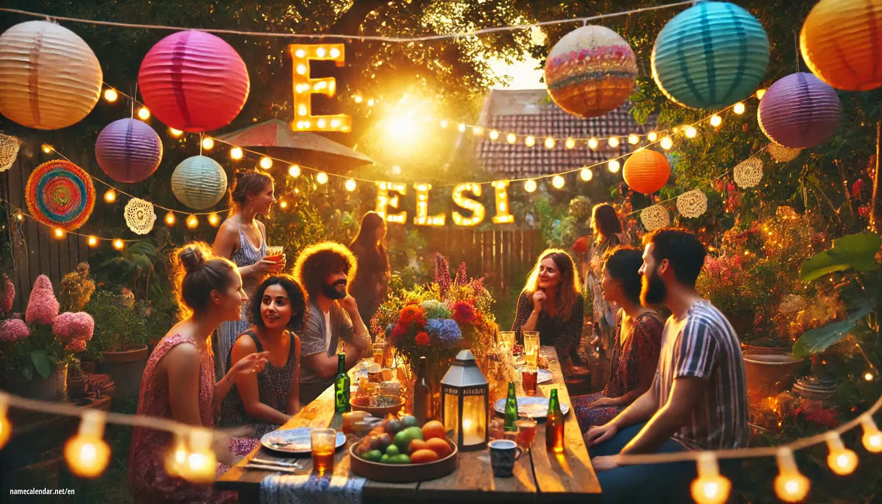 Celebration of name day and name - Elsi