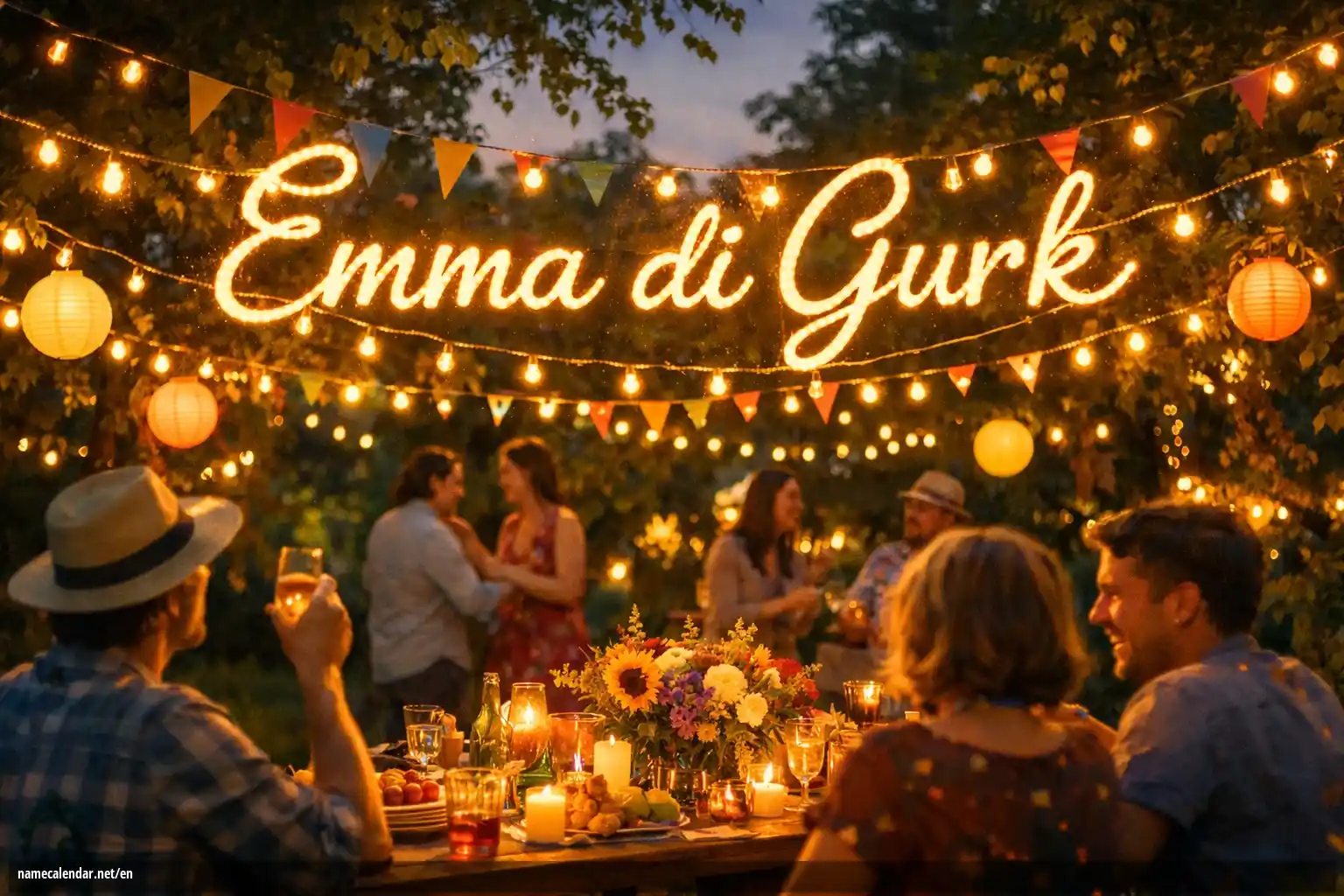 Celebration of name day and name - Emma di Gurk