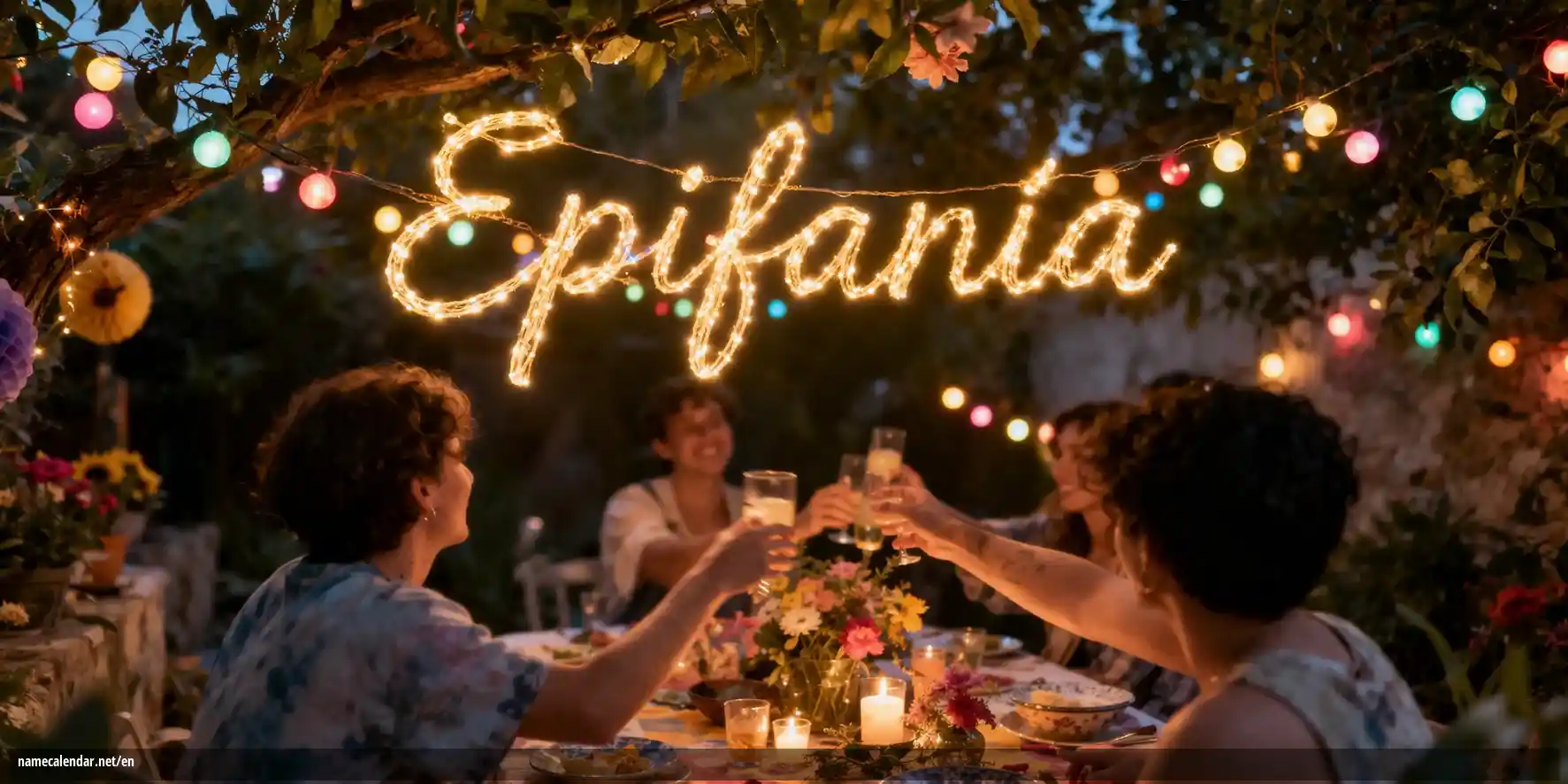 Celebration of name day and name - Epifanía