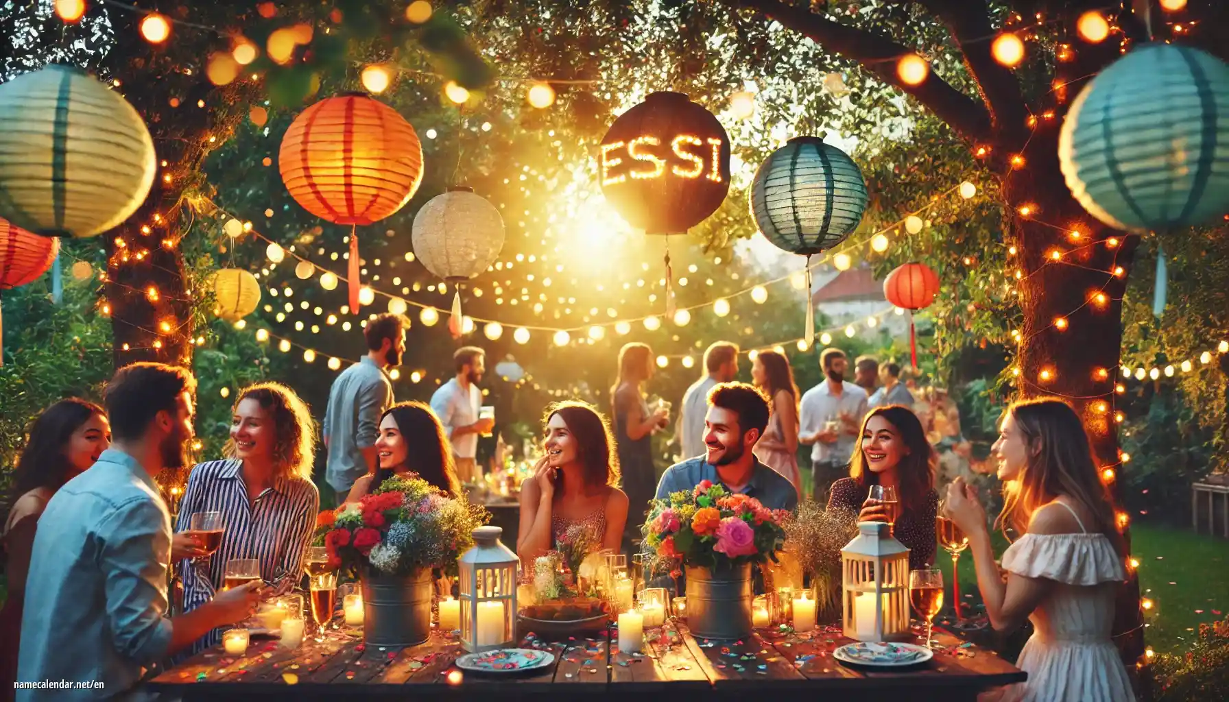 Celebration of name day and name - Essi