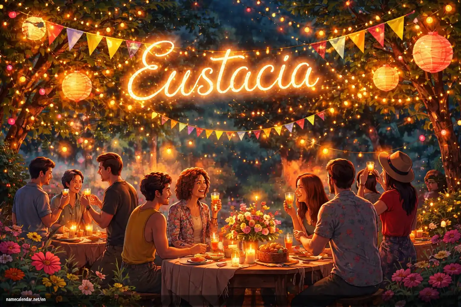 Celebration of name day and name - Eustacia