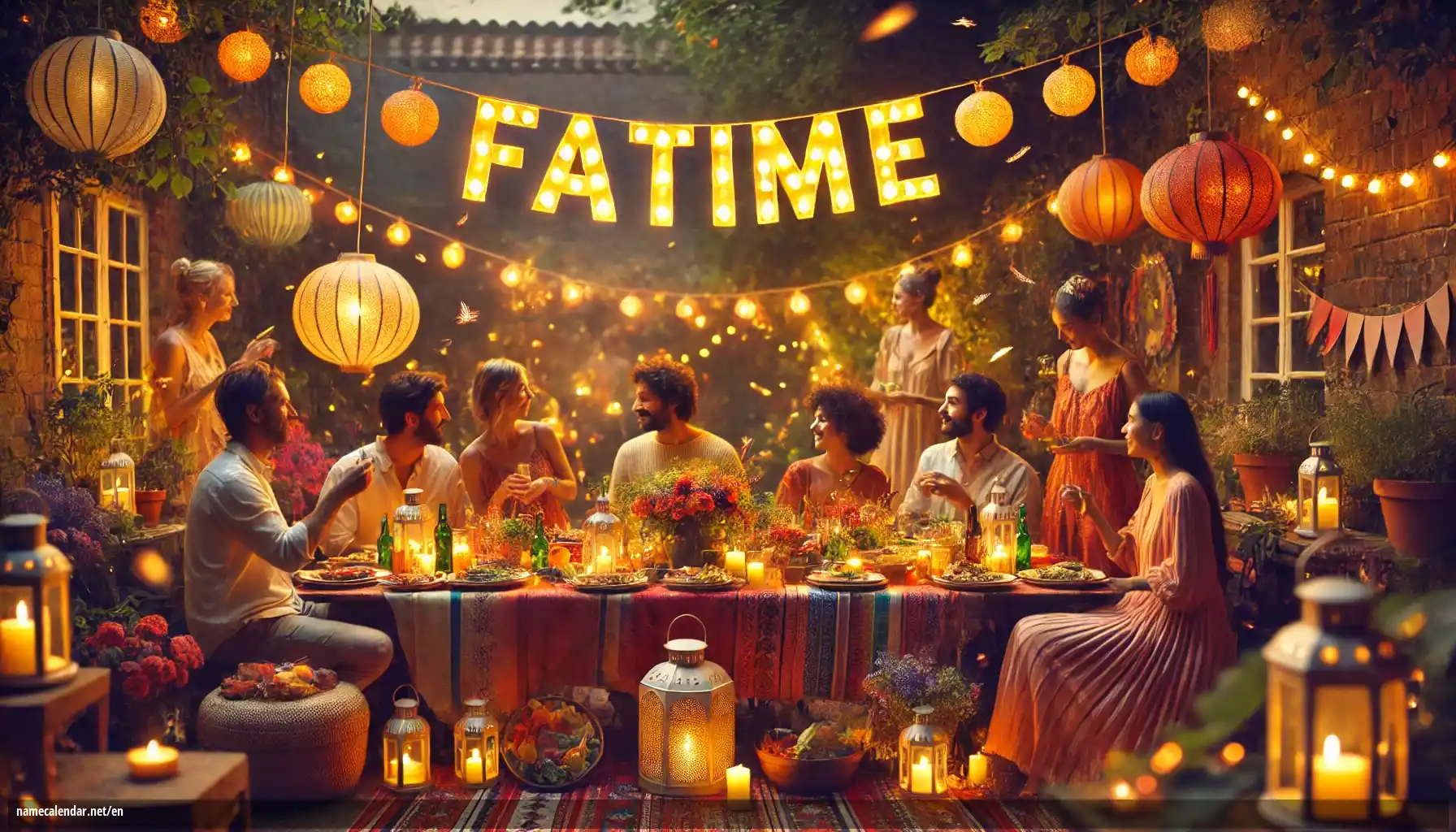 Celebration of name day and name - Fatime