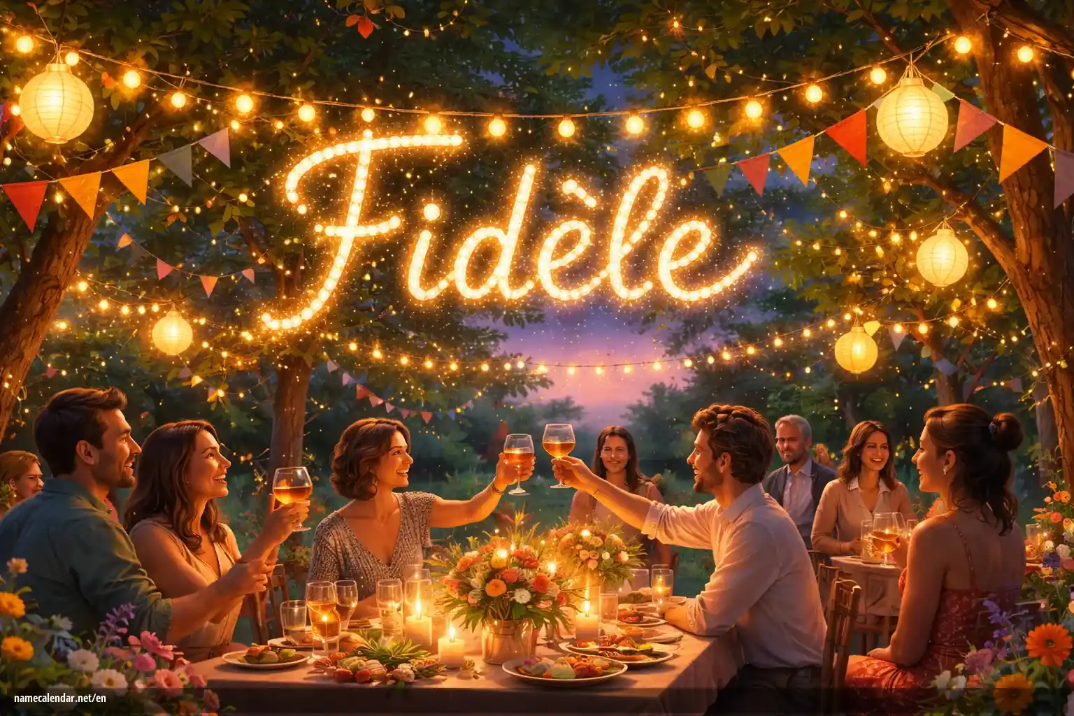 Celebration of name day and name - Fidèle