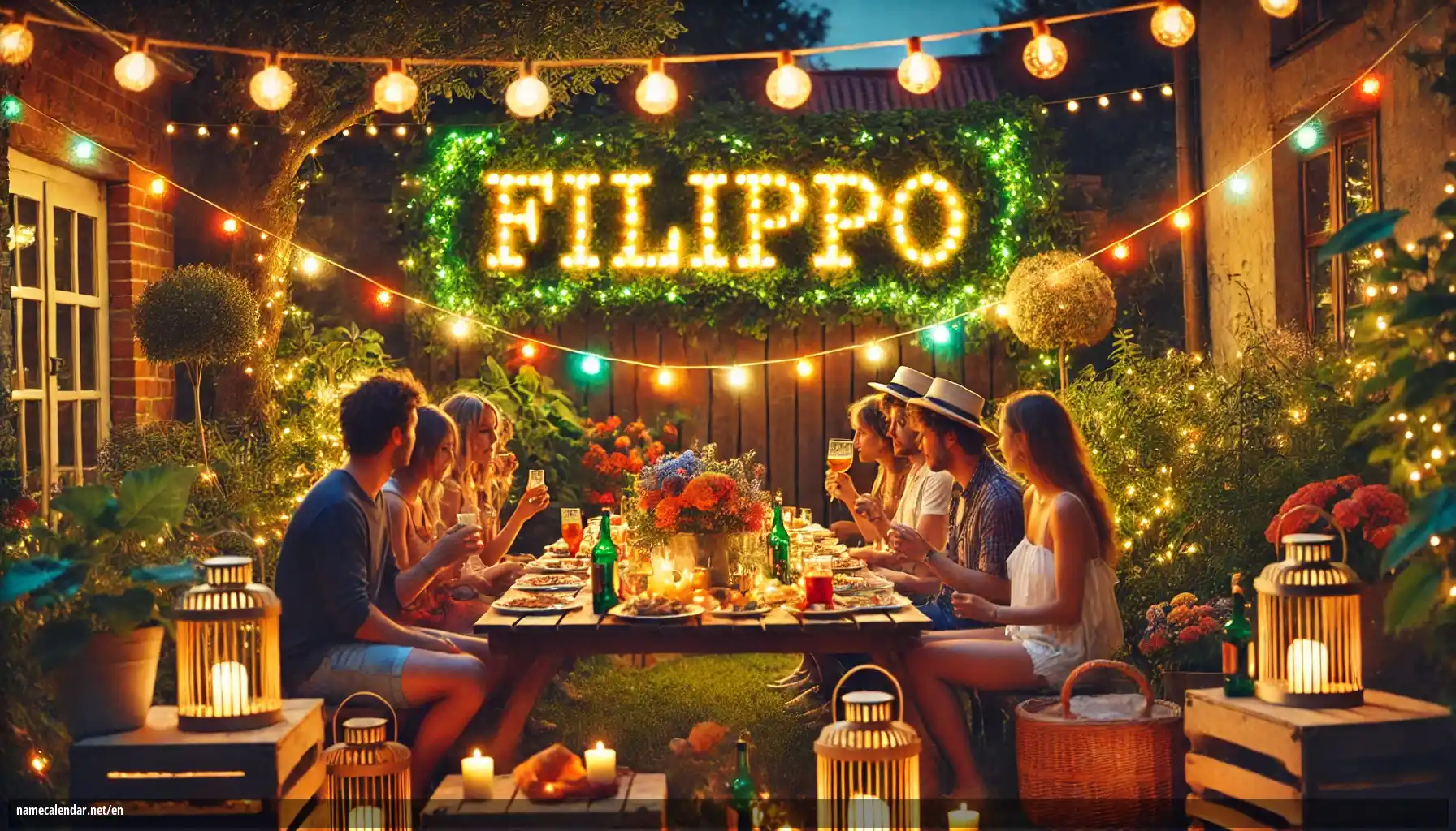 Celebration of name day and name - Filippo