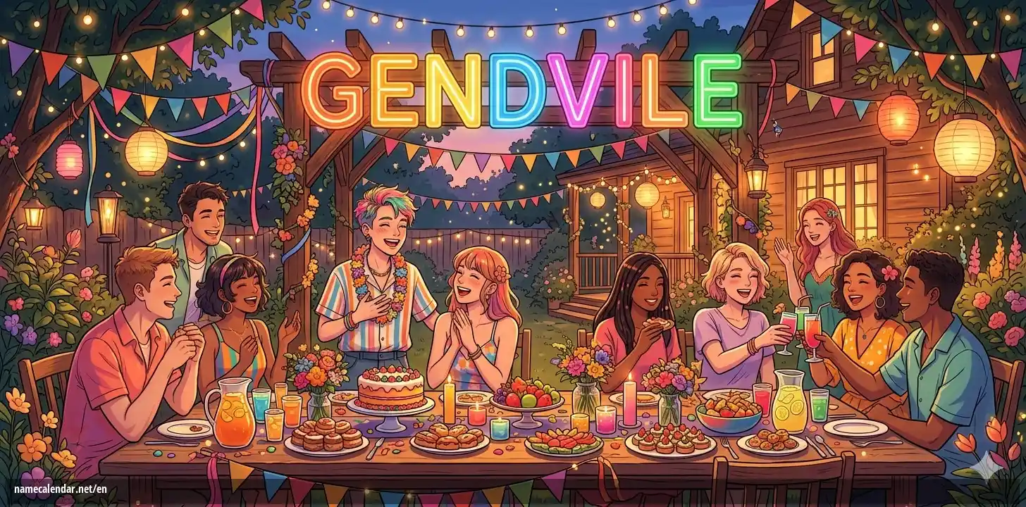 Celebration of name day and name - Gendvile