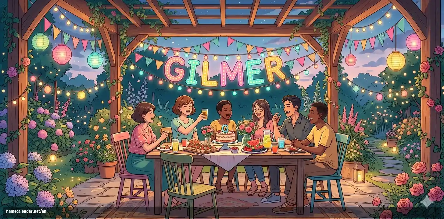 Celebration of name day and name - Gilmer