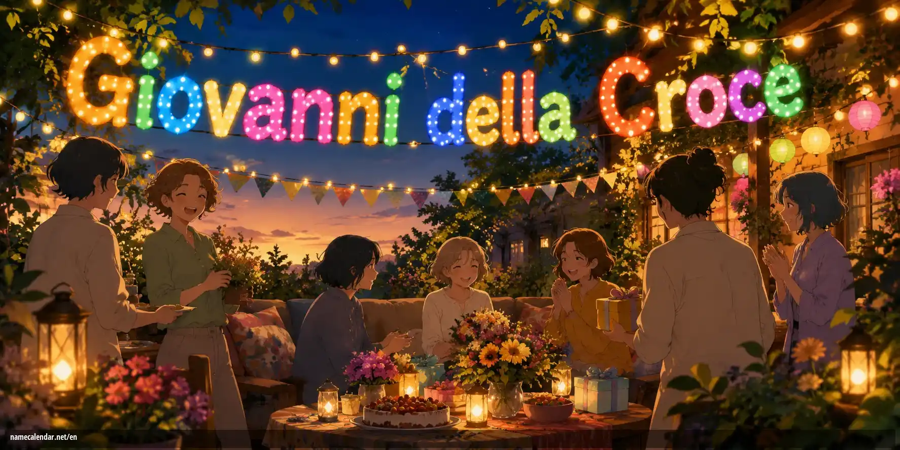 Celebration of name day and name - Giovanni della Croce