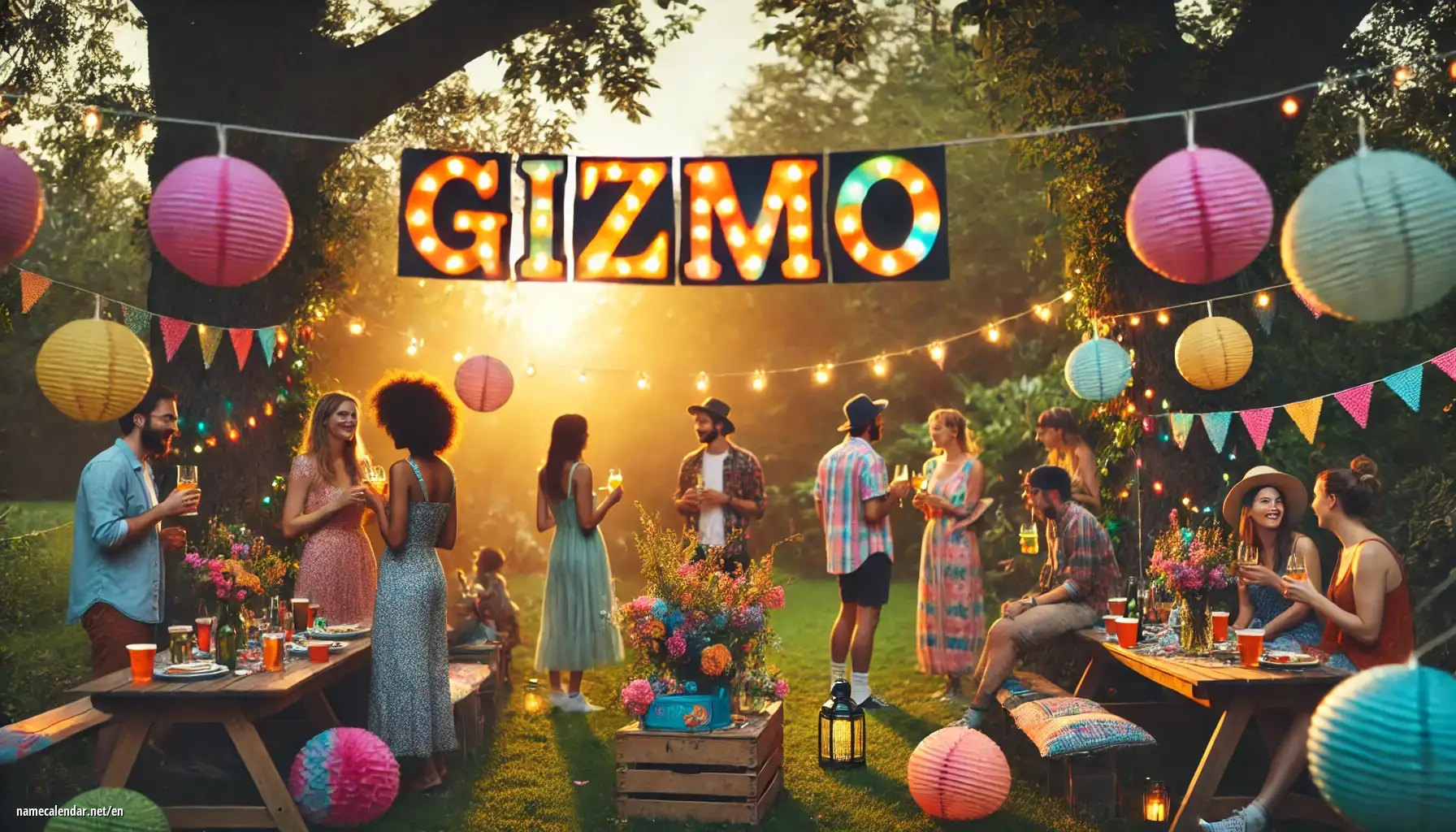 Celebration of name day and name - Gizmo